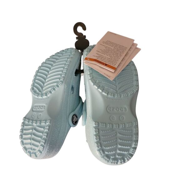 CROCS ICE BLUE ROOMY FIT SIZE C9 - Picture 5 of 6